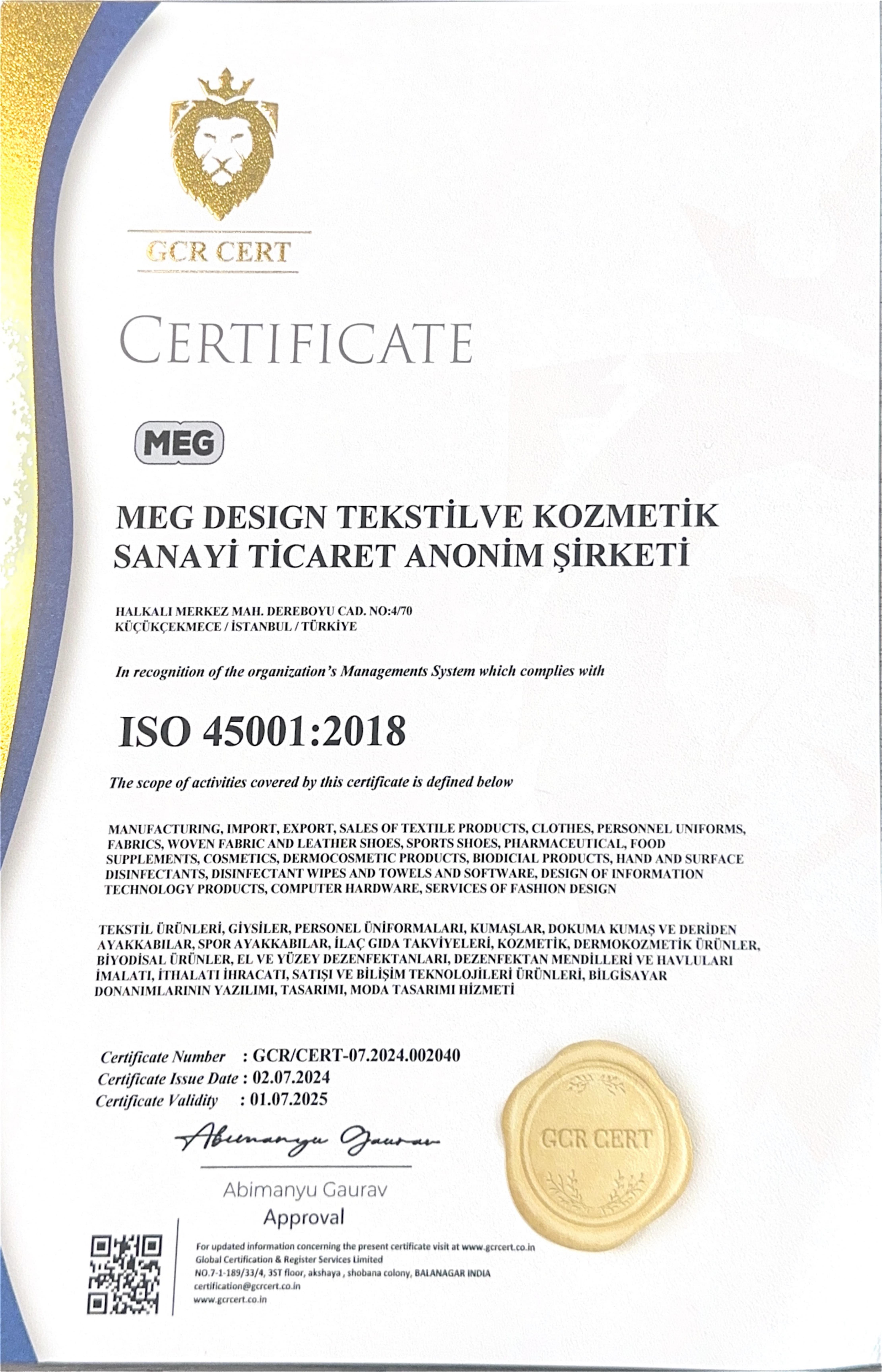 Certificate 2