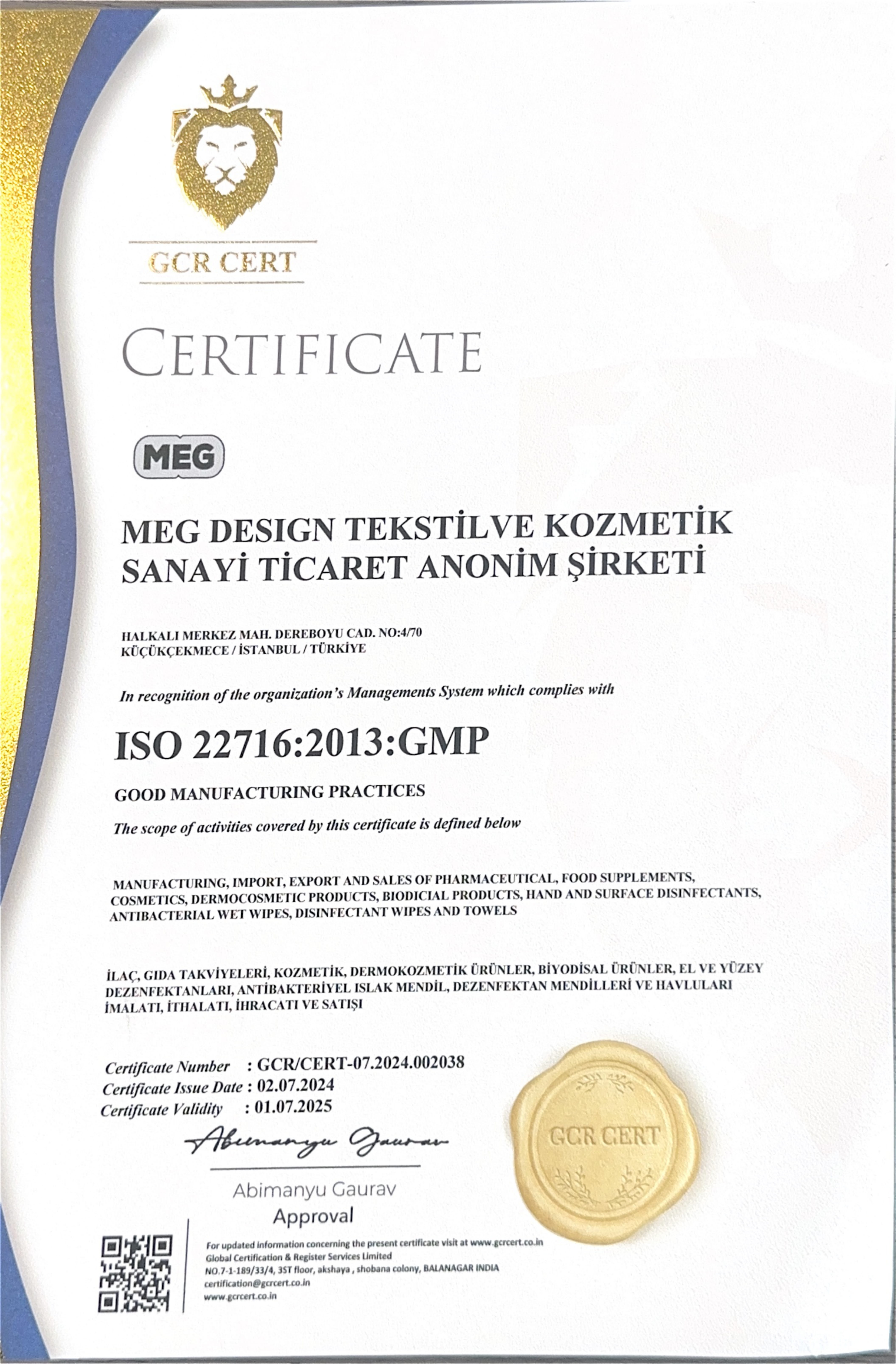 Certificate 4